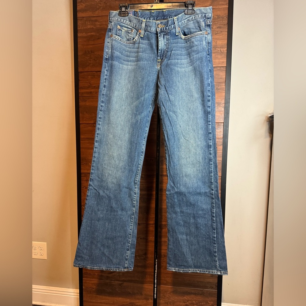 Lucky Brand “Sweet N Low” Blue Wide Leg Jeans
